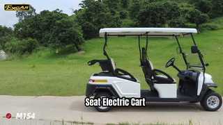 Carrinhos de golfe elétricos brancos M1S4
